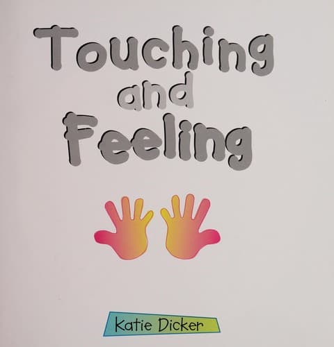 Tapa de Touching and feeling