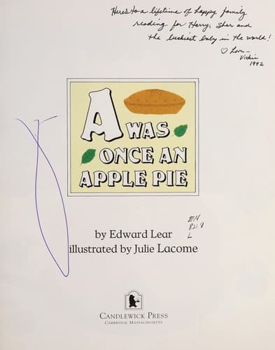 Tapa de A was once an apple pie