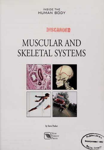 Tapa de Muscular and skeletal systems