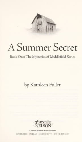 Tapa de A summer secret