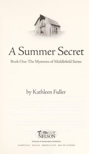 Tapa de A summer secret