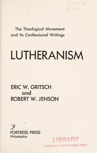 Tapa de Lutheranism