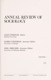 Tapa de Annual Review of Sociology