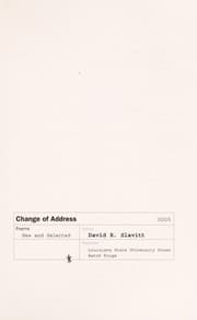Tapa de Change of address