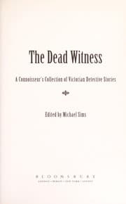 Tapa de The dead witness