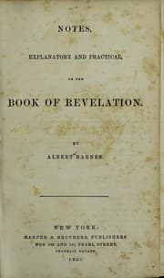 Tapa de Notes, explanatory and practical, on the Book of Revelation