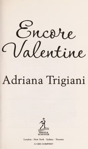 Tapa de Encore valentine