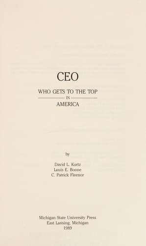 Tapa de CEO