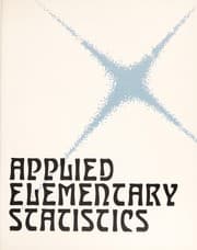 Tapa de Applied elementary statistics