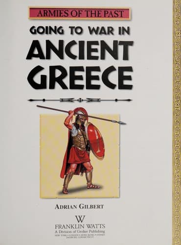 Tapa de Going to war in Ancient Greece