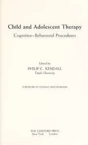 Tapa de Child and adolescent therapy