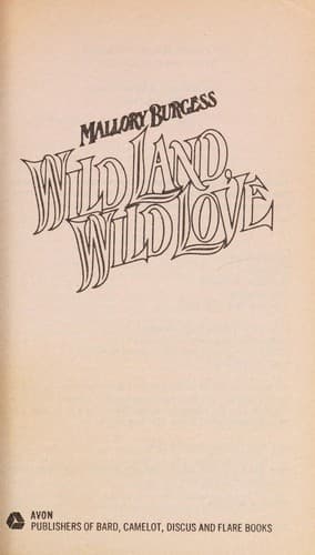 Tapa de Wild Land, Wild Love