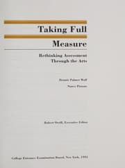 Tapa de Taking full measure