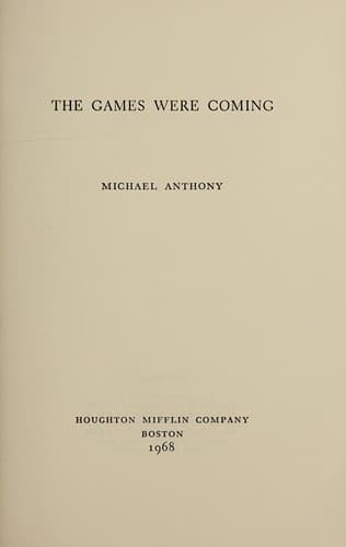 Tapa de The games were coming