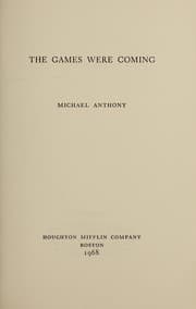 Tapa de The games were coming