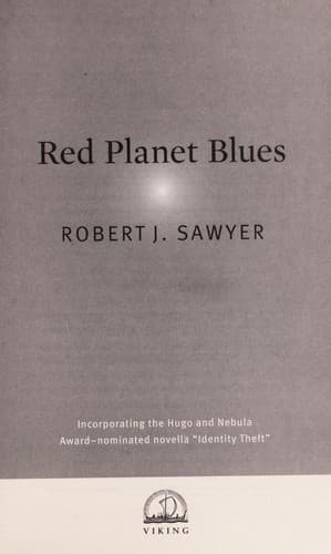 Tapa de Red planet blues