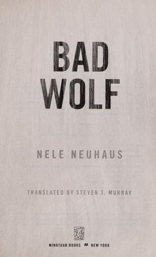 Tapa de Bad wolf