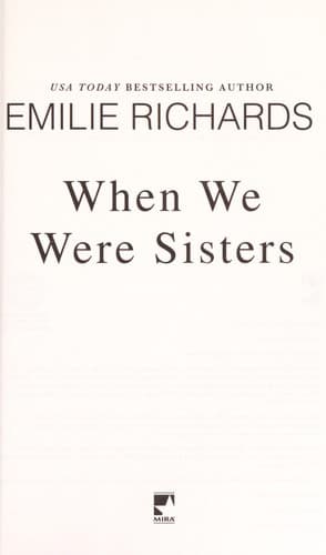 Tapa de When we were sisters