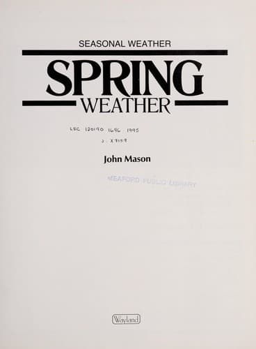 Tapa de Spring Weather
