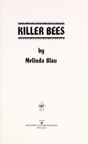 Tapa de Killer bees