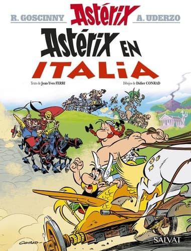 Tapa de Astérix en Italia