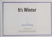 Tapa de It's winter