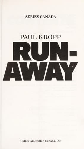 Tapa de Runaway (Series Canada)