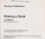 Tapa de Making a book