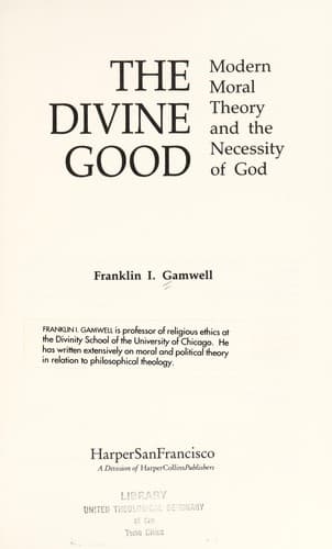 Tapa de The divine good