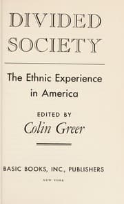Tapa de Divided society