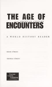Tapa de The age of encounters to the American century