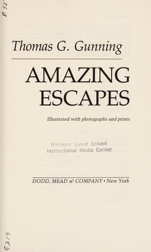 Tapa de Amazing escapes