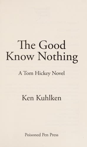 Tapa de The good know nothing