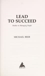 Tapa de Lead to Succeed