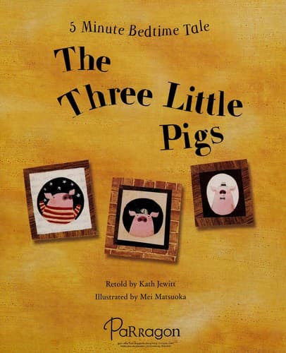 Tapa de The three little pigs