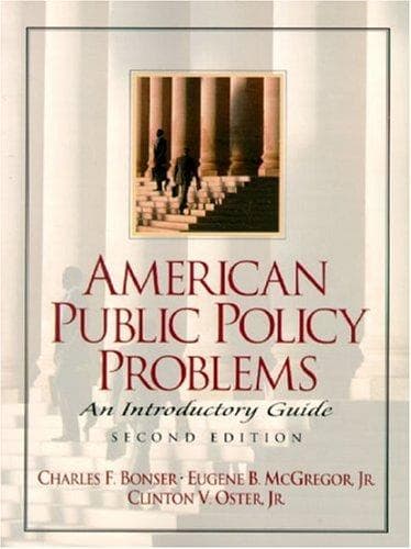 Tapa de American Public Policy Problems