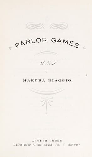 Tapa de Parlor games