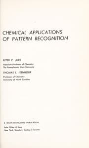 Tapa de Chemical applications of pattern recognition