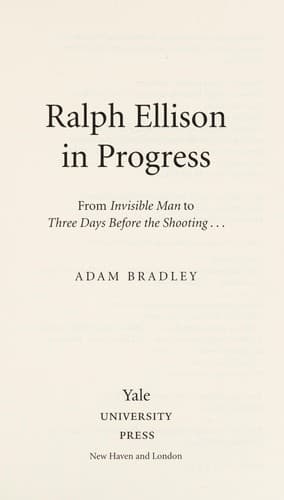 Tapa de Ralph Ellison in progress