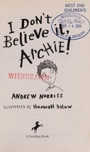 Tapa de I don't believe it, Archie!