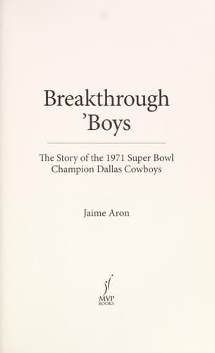 Tapa de Breakthrough 'boys