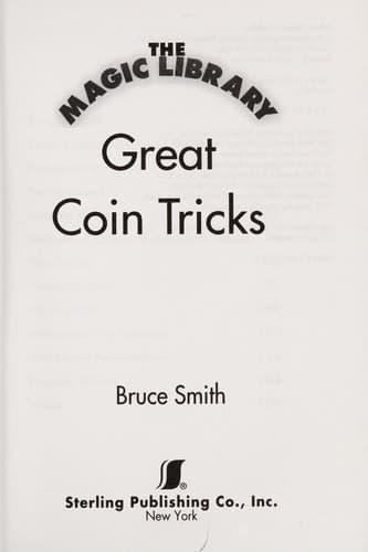 Tapa de Great coin tricks