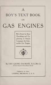 Tapa de A boy's text book on gas engines