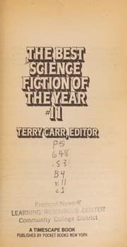 Tapa de The Best Science Fiction of the Year, Vol. 11