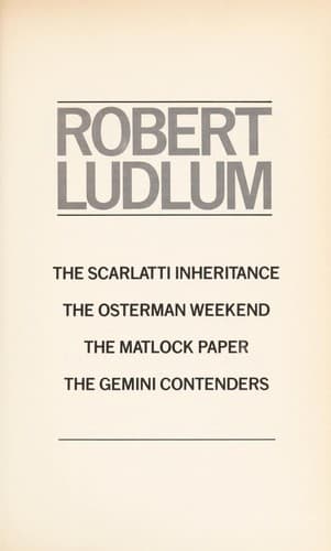 Tapa de The Scarlatti inheritance