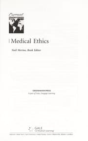 Tapa de Medical ethics