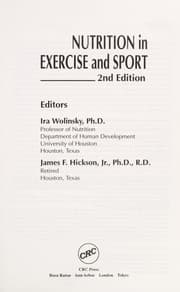 Tapa de Nutrition in exercise and sport