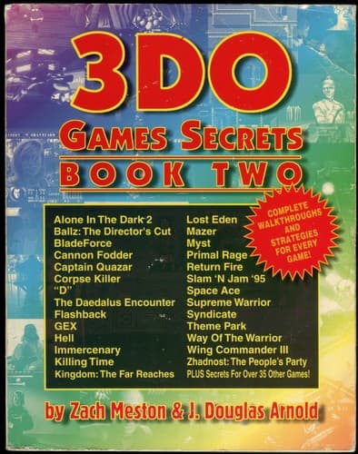Tapa de 3DO Games Secrets: Book Two