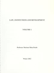 Tapa de Law, institutions and development