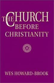 Tapa de The Church Before Christianity